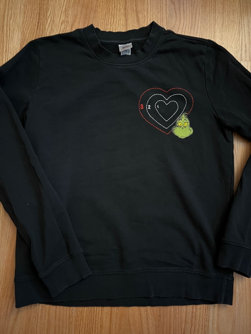 Hanna Andersson Sz S Grinch Black Sweater